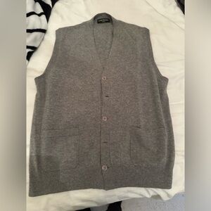 Hartwood paris men’s grey sweater vest cashmere